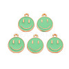Alloy Enamel Charms ENAM-S121-165K-RS-1
