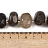 Natural Smoky Quartz Beads Strands G-F796-B07-01-5