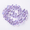 Transparent Glass Beads Strands X-GLAA-T006-14H-2
