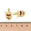 Brass & Glass Pendants KK-F900-01G-4