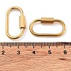 PVD Vacuum Plating 304 Stainless Steel Screw Carabiner Lock Charms X-STAS-H107-04C-G-4