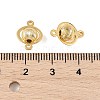SHEGRACE Brass Round Links XGR0127G-123G-2