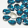 Pointed Back Glass Rhinestone Cabochons RGLA-T081-6x8mm-14-1