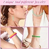 1000Pcs 40 Colors Baking Paint Imitation Jade Glass Round Beads DGLA-YW0001-32-6