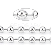 Tarnish Resistant 304 Stainless Steel Ball Chains CHS-F009-01J-P-1