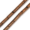 Electroplated Natural Lava Rock Beads Strands G-K388-03A-04-3