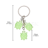 Tortoise Theme Gradient Color & Luminous Resin  Pendant Decoration KEYC-YW00154-01-3