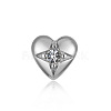 316L Surgical Stainless Steel Micro Pave Clear Cubic Zirconia Tongue Rings FS-WG6EDE0-03-1