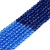 Transparent Glass Beads Strands GLAA-N074-01A-14-2