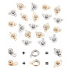 201 Stainless Steel Snap Clasps STAS-PH0019-43-1