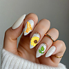 Stainless Steel DIY Nail Art Templates MRMJ-WH0092-033-5