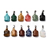 Natural & Synthetic Mixed Gemstone Pendants G-B127-06P-2