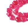 Dyed Natural Malaysia Jade Star Beads Strands G-Z080-A01-03-4