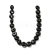 Natural Black Stone Beads Strands G-P536-A03-01-3