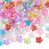 120Pcs 2 Styles Acrylic Bead Caps OACR-TA0004-70-3