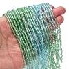 Transparent Painted Glass Beads Strands LS-DGLA-A034-T1mm-A16-2