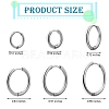 6 Pairs 6 Style Small Huggie Hoop Earrings for Girl Women EJEW-SZ0001-51-7