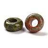 Natural Unakite European Beads G-R488-02M-3