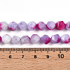 Dyed Natural White Jade Beads Strands G-T139-8mm-45S-5