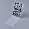 Transparent Clear Plastic Stamp/Seal DIY-WH0110-04B-2