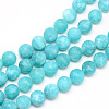 Natural White Jade Bead Strands X-G-R297-8mm-45-3