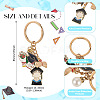 Acrylic & Alloy Enamel Keychain KEYC-TAC00054-4
