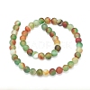 Natural Peacock Agate Beads Strands G-D0005-25-8mm-2