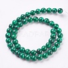 Synthetic Malachite Beads Strands TURQ-P028-04-8mm-2