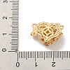 Brass Micro Pave Cubic Zirconia Box Clasps KK-U037-40G-D-3