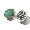 Natural Green Aventurine Multi-Strand Links KK-M304-03P-07-2