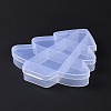 10 Grids Transparent Plastic Box CON-B009-07-3