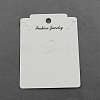 Cardboard Necklace Display Cards NDIS-S023-1