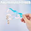 20Pcs Acrylic 2-Hole Earring Try-On Stick EDIS-FG0001-60-4