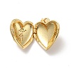 Rack Plating Brass Micro Pave Clear Cubic Zirconia Locket Pendants KK-M227-07G-4