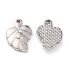 Non-Tarnish 304 Stainless Steel Pendants STAS-O145-35P-2