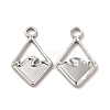 Non-Tarnish 304 Stainless Steel Pendants STAS-A070-34P-1