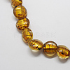 Handmade Silver Foil Glass Beads FOIL-R055-1-2