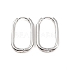 Non-Tarnish 304 Stainless Steel Oval Hoop Earrings EJEW-M218-02B-P-1