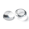 Transparent Half Round Glass Cabochons GGLA-R027-30mm-3