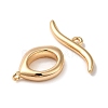 Brass Toggle Clasps KK-P239-04P-3