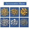 DIY Zinc Alloy Lobster Claw Clasps & 304 Stainless Steel Open Jump Rings & Brass Bead Tips Making Findings Kits DIY-FS0006-92-2