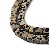 Natural Dalmatian Jasper Beads Strands G-F631-K30-4