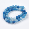 Natural Crackle Agate Beads Strands G-G055-10mm-2-2