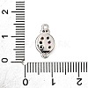 Brass Micro Pave Colorful Cubic Zirconia Links KK-D356-18P-3