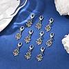 10Pcs Tibetan Style Alloy Shoe Charms HJEW-JM04169-01-1
