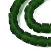 Transparent Frosted Glass Beads Strands GLAA-N072-01A-A10-3