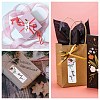 Flower Pattern Paper Gift Tag Stickers DIY-C011-02A-5