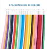 Rectangle 36 Colors Quilling Paper Strips DIY-PH0008-03A-WH-3