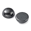 Non-magnetic Synthetic Hematite Stone Cabochons G-K337-08-3