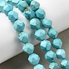 Natural Magnesite Beads Strands G-P598-B01-02-1
